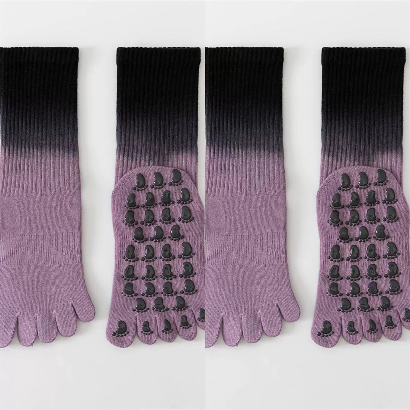 Hawecc | Mid-Calf Professional Yoga Socks for Women with Grip
