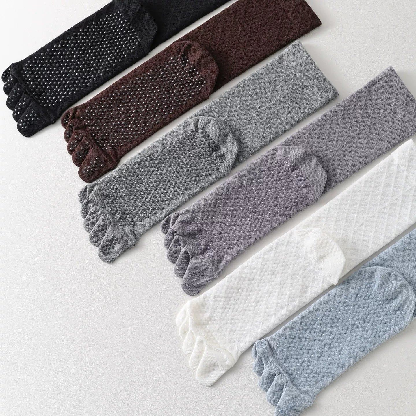 Hawecc | Mid-Calf Indoor Pilates and Yoga Socks