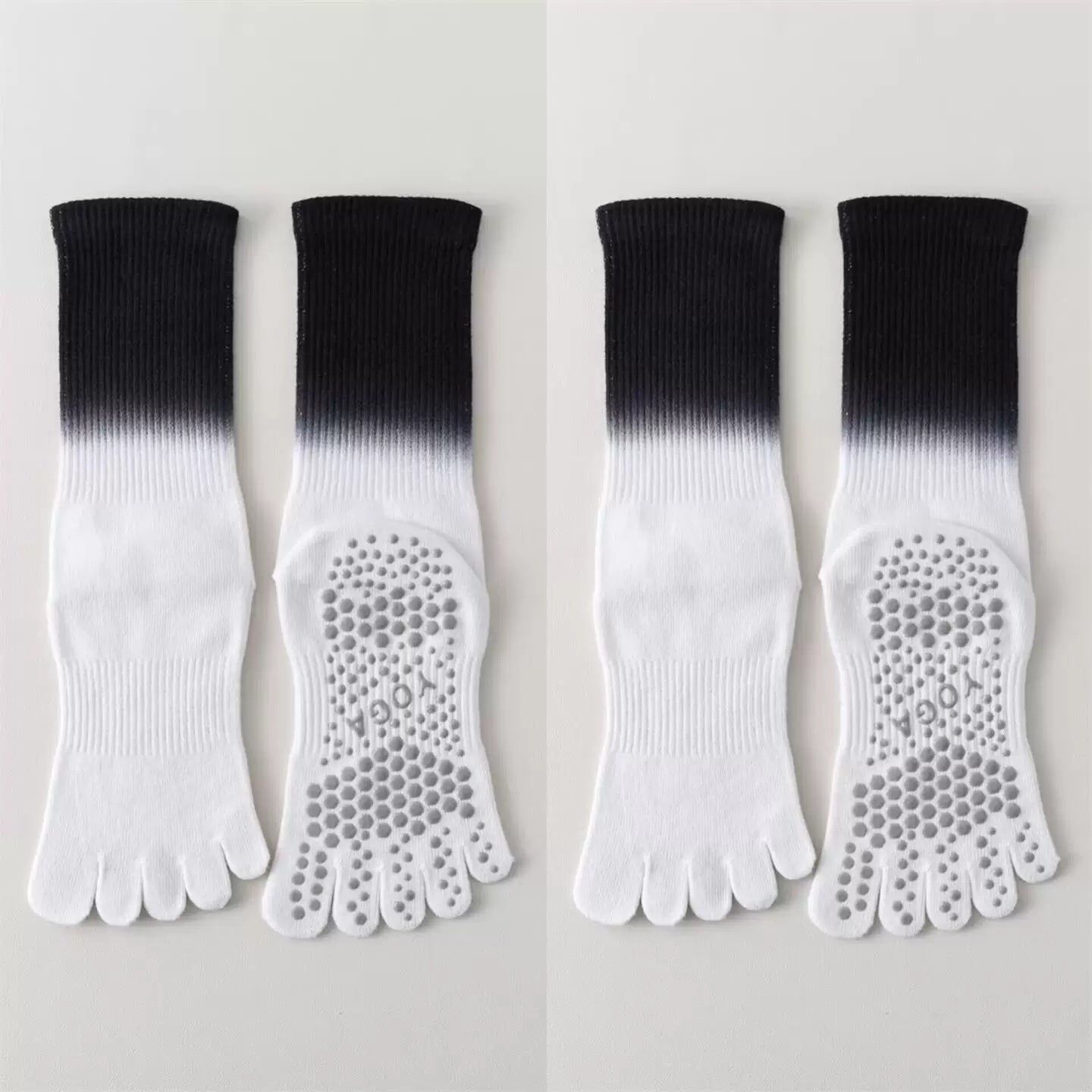 Hawecc | Women’s Non-Slip Split-Toe Fitness Socks