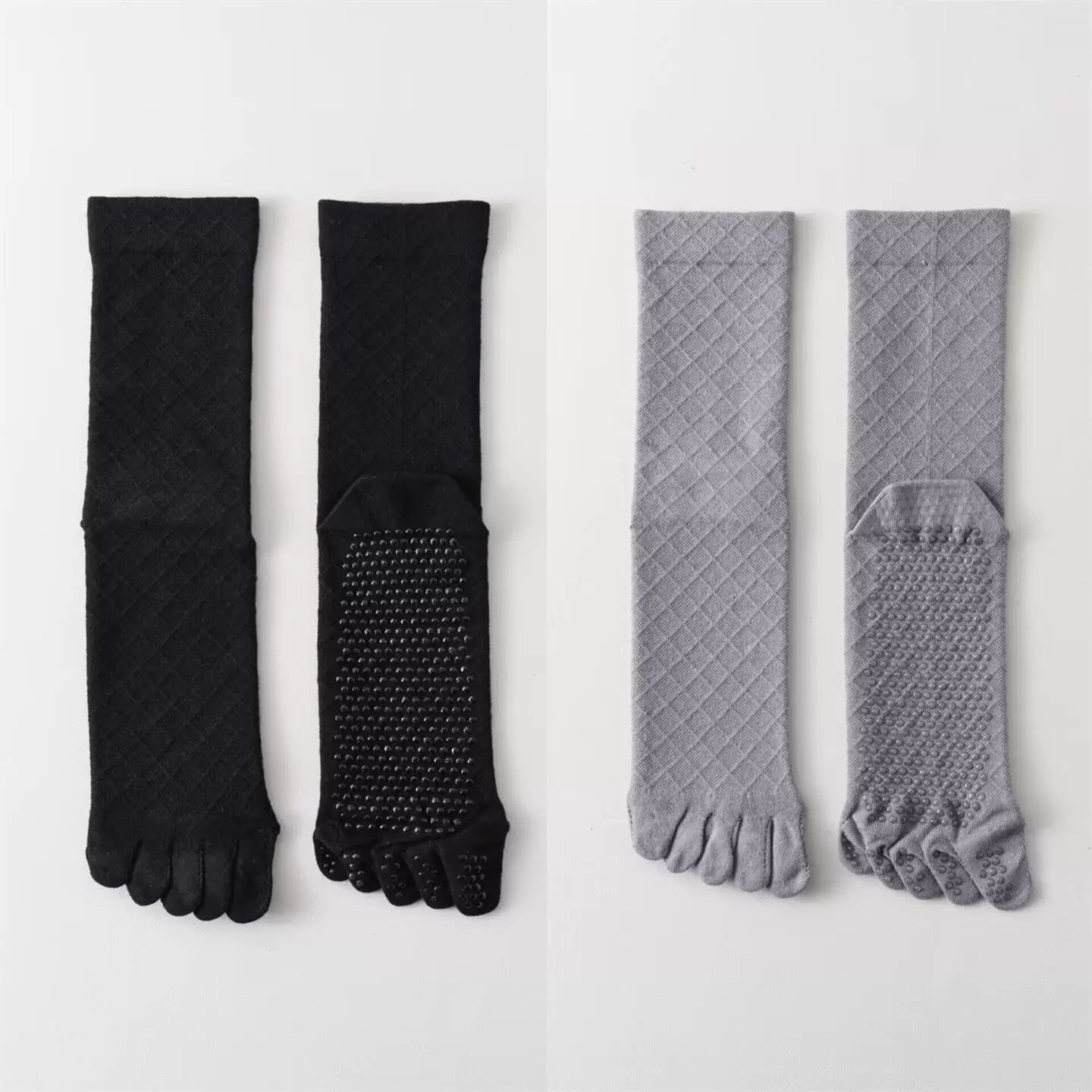 Hawecc | Mid-Calf Indoor Pilates and Yoga Socks