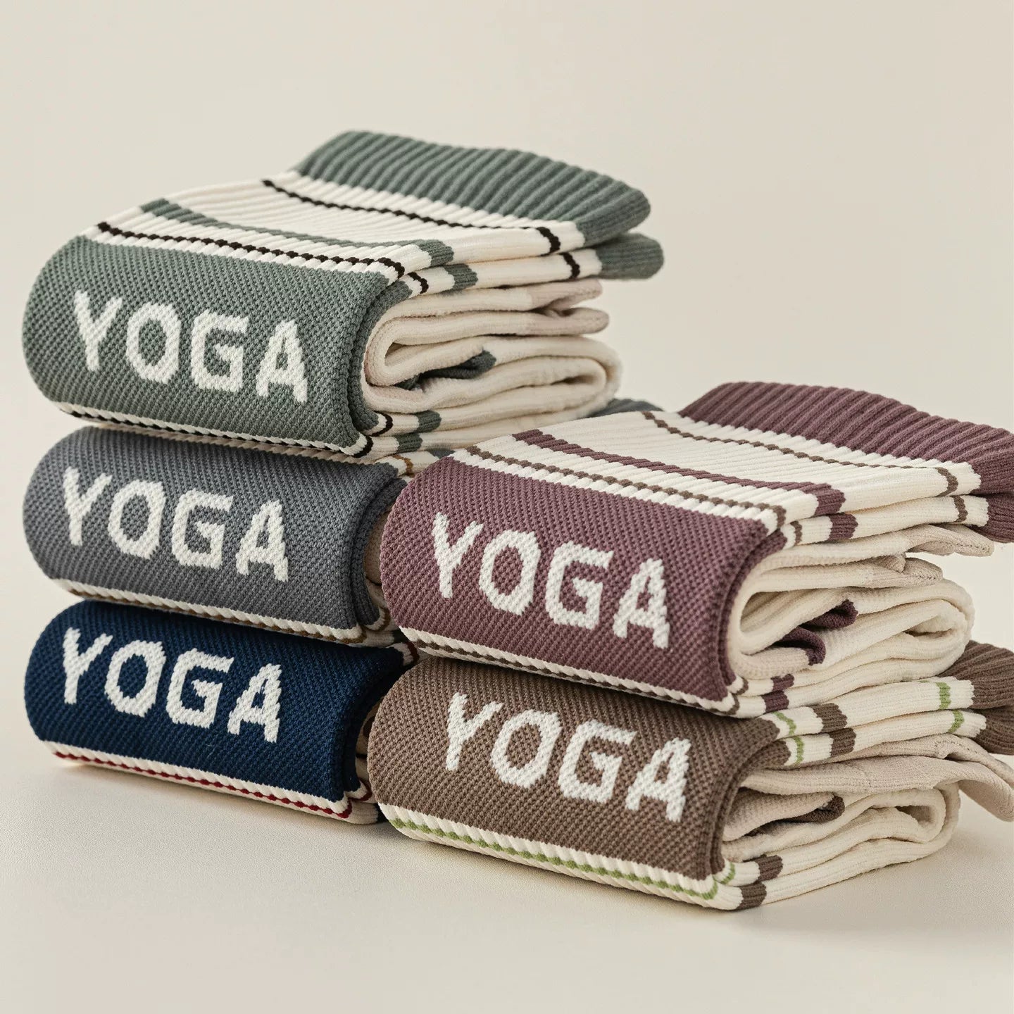 Hawecc | Mid-Calf Split-Toe Socks for Women’s Indoor Training