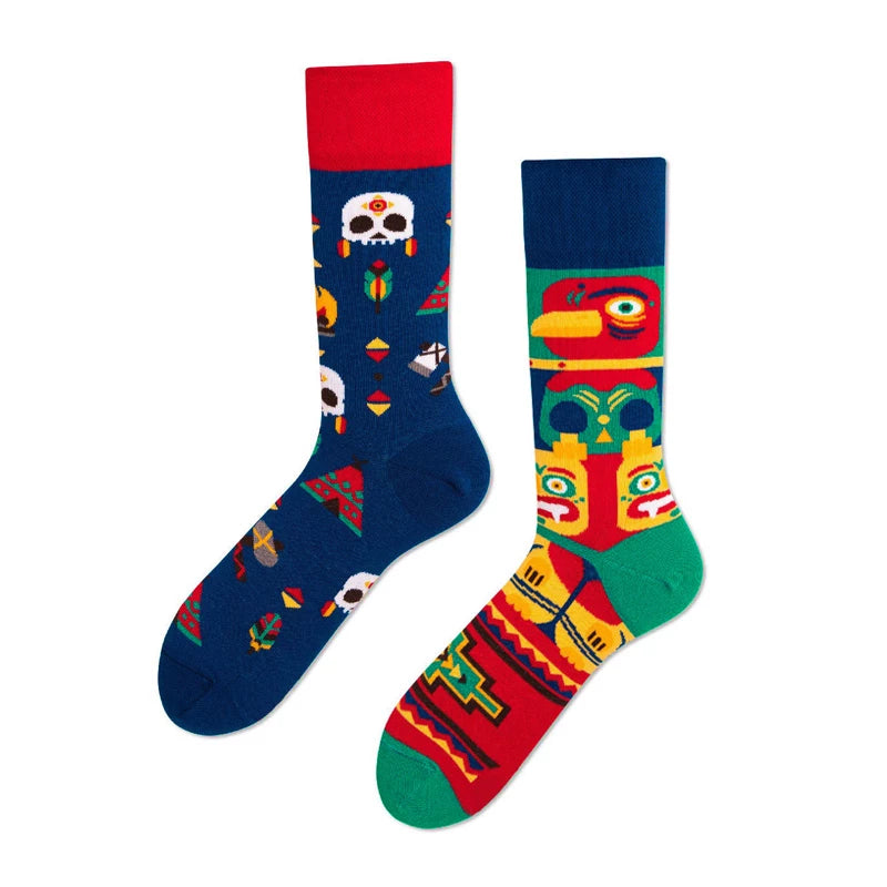 Hawecc | Mid-Calf Grip Socks for Indoor Home Practice