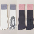 Hawecc | Mid-Calf Non-Slip Yoga Socks for Women with Split Toe Design