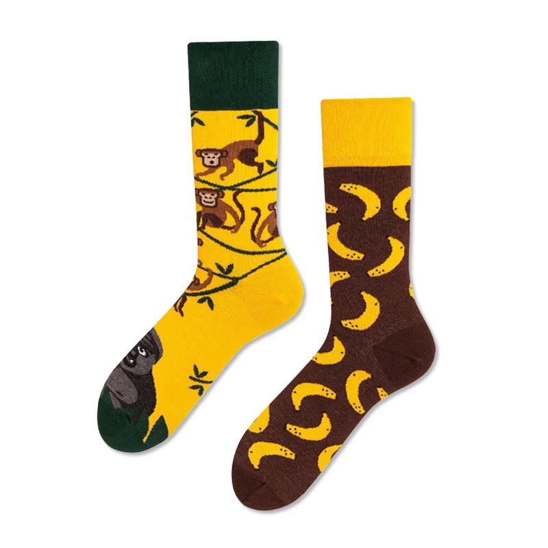 Hawecc | Mid-Calf Grip Socks for Indoor Home Practice