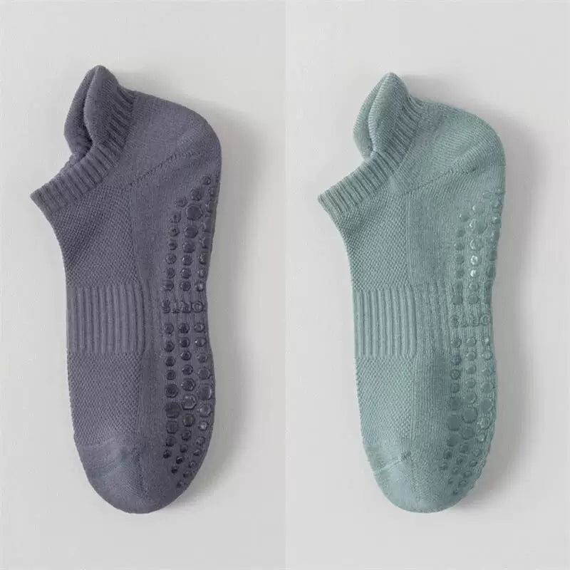 Hawecc | Women’s Mid-Calf Non-Slip Pilates and Yoga Socks