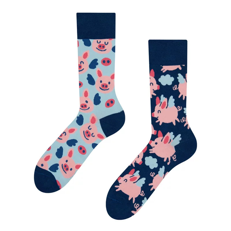 Hawecc | Women’s Mid-Calf Split-Toe Yoga Socks