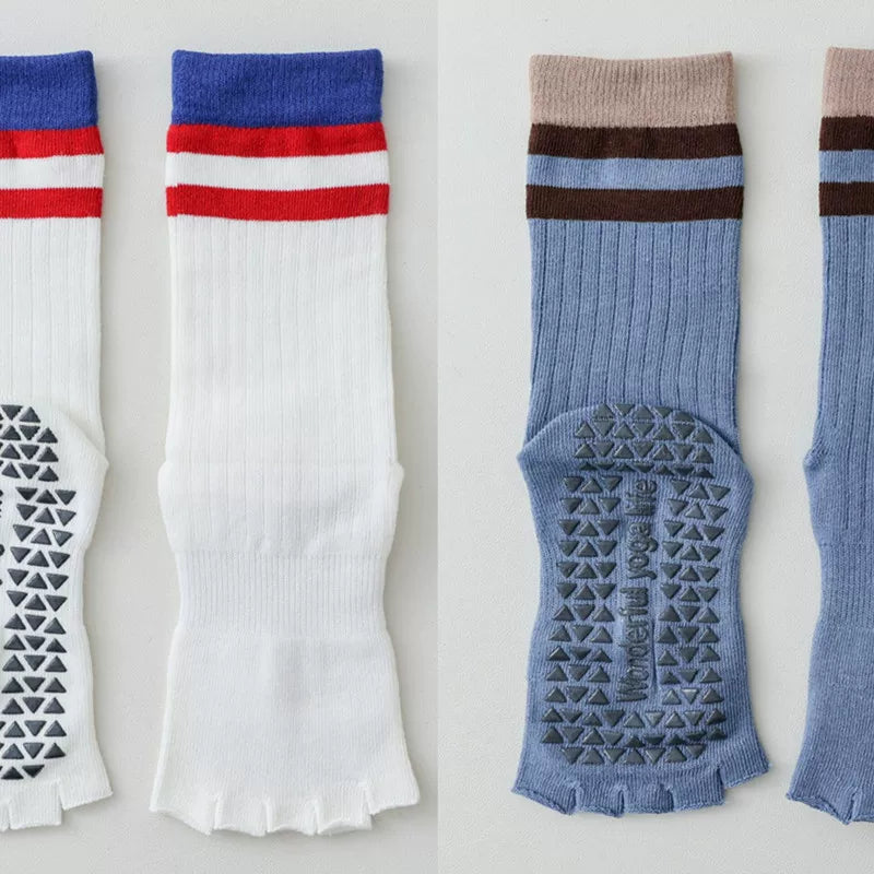 Hawecc | Women’s Professional Mid-Calf Socks for Indoor Floor Workouts