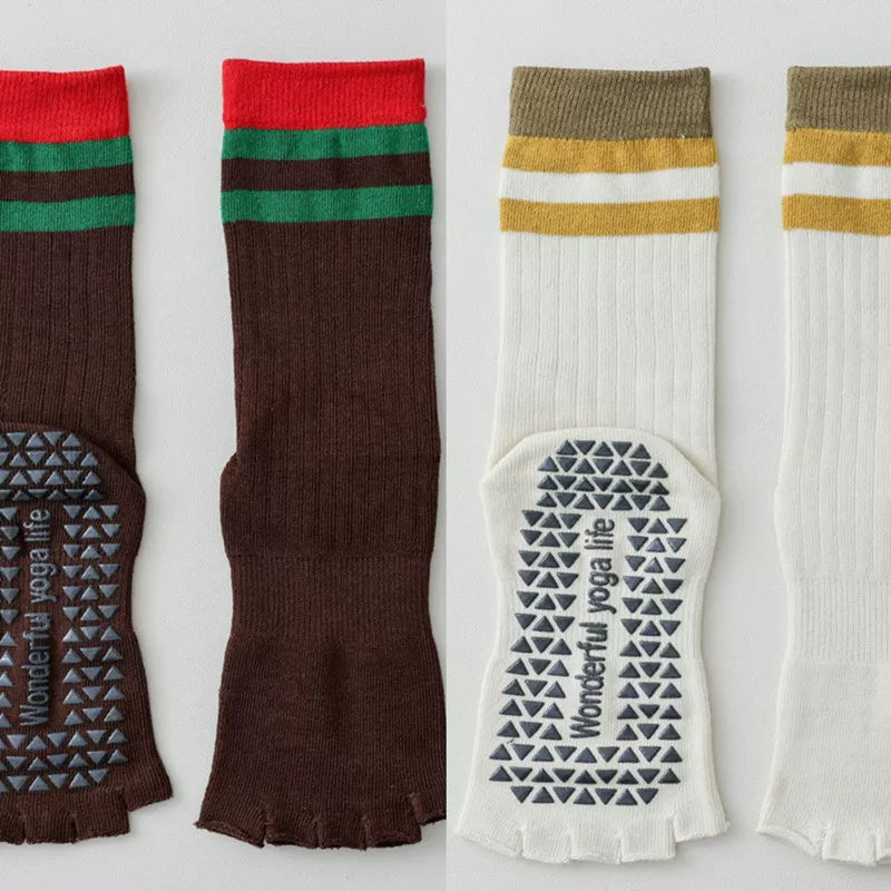 Hawecc | Women’s Professional Mid-Calf Socks for Indoor Floor Workouts