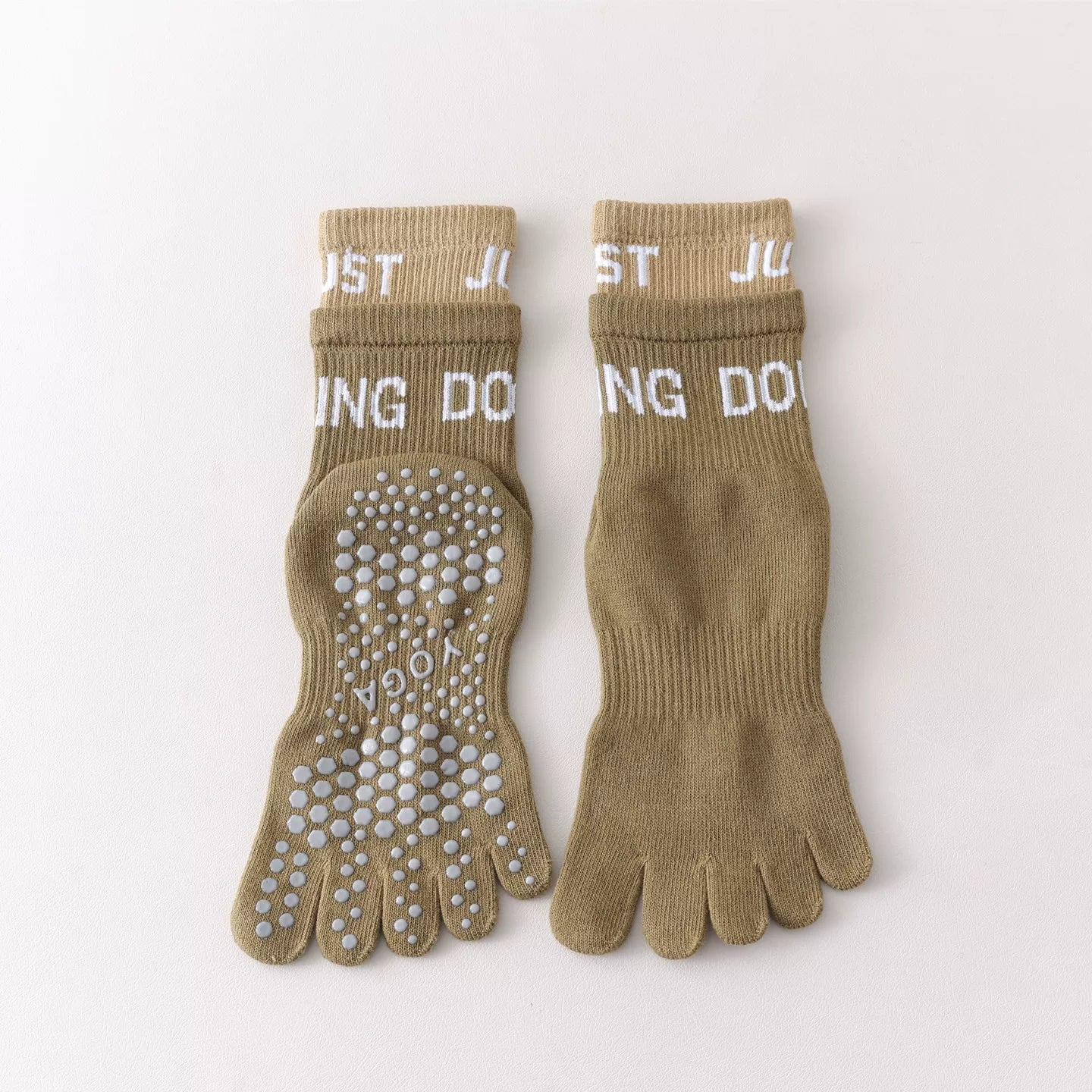 Hawecc | Indoor Yoga and Pilates Socks with Split Toe for Women