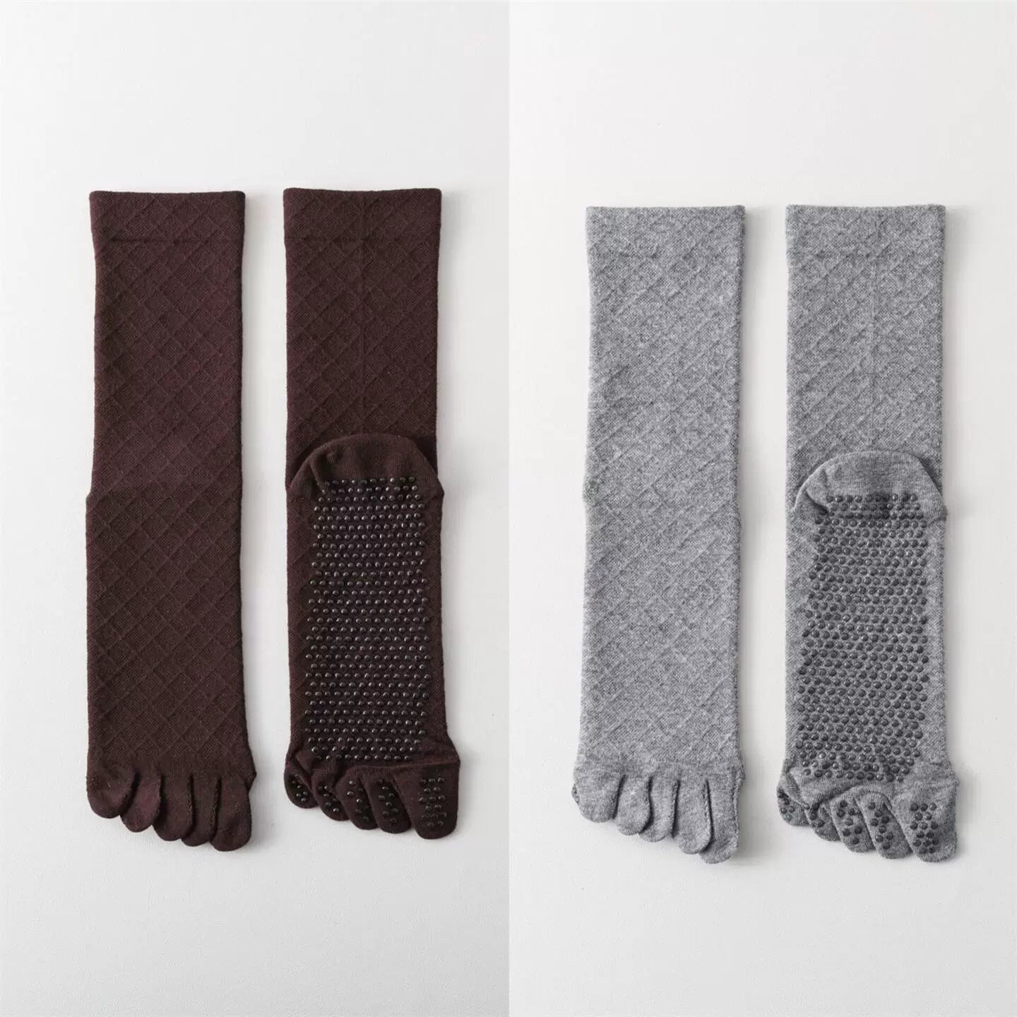 Hawecc | Mid-Calf Indoor Pilates and Yoga Socks
