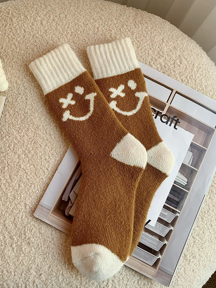 Hawecc | Mid-Calf Non-Slip Pilates Socks for Women