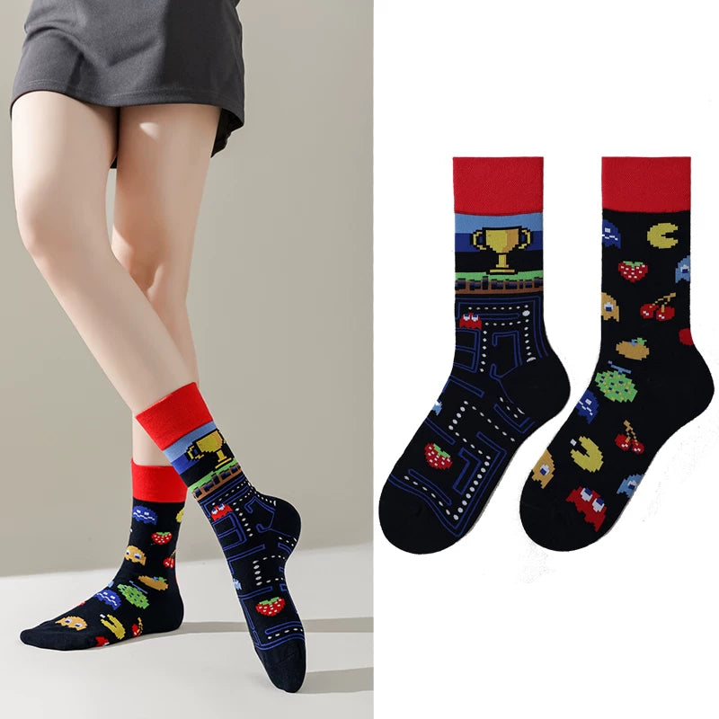 Hawecc | Mid-Calf Split-Toe Pilates and Yoga Socks