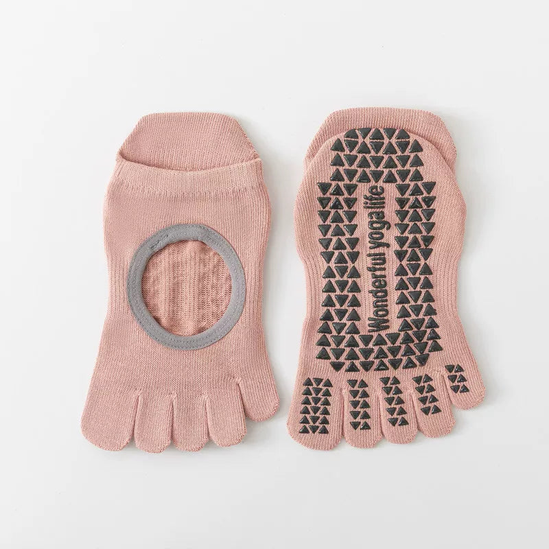 Hawecc | Professional Non-Slip Mid-Calf Pilates Socks