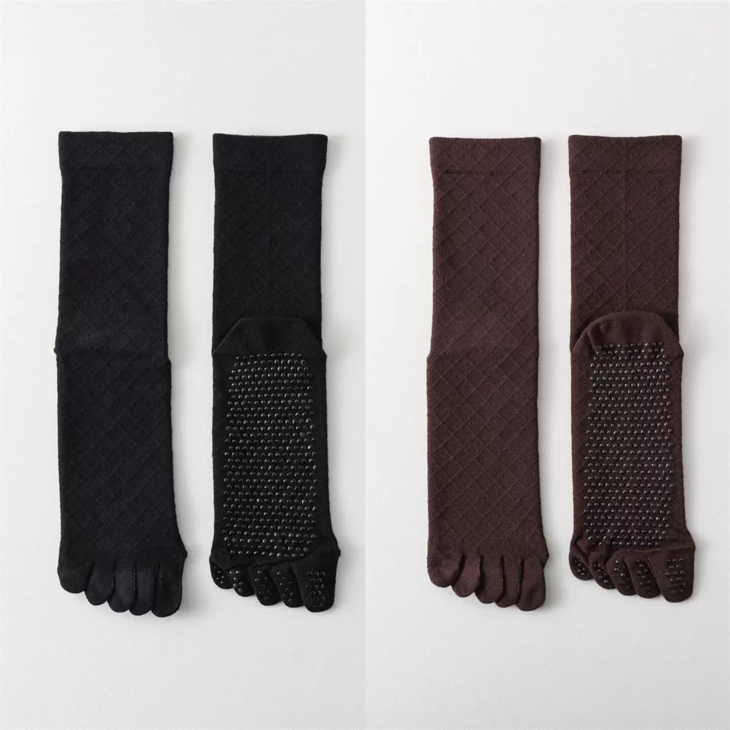 Hawecc | Mid-Calf Indoor Pilates and Yoga Socks