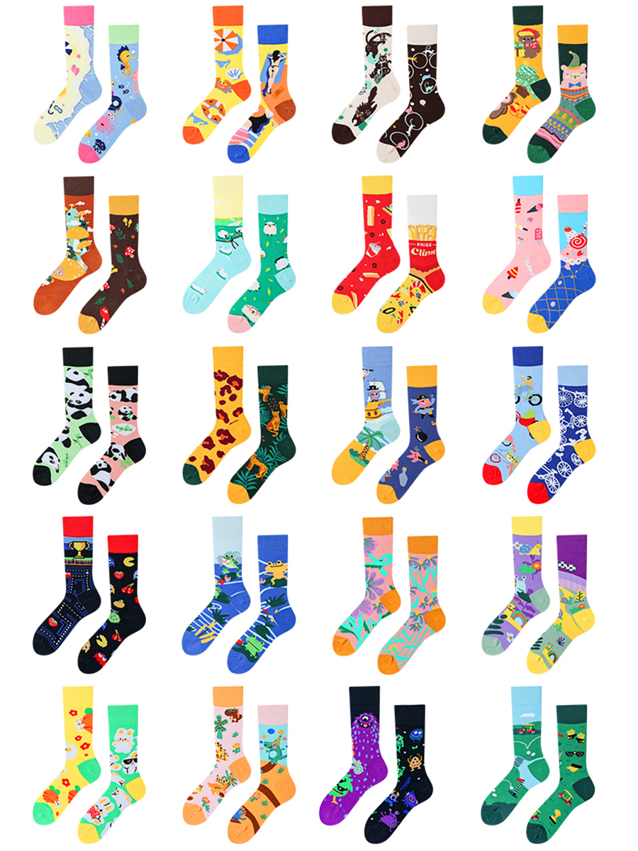 Hawecc | Mid-Calf Grip Socks for Indoor Home Practice