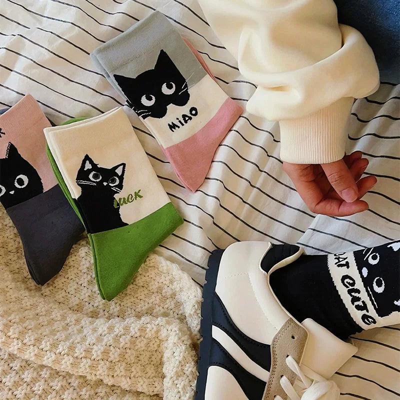 Hawecc | Mid-Calf Non-Slip Socks for Pilates and Yoga