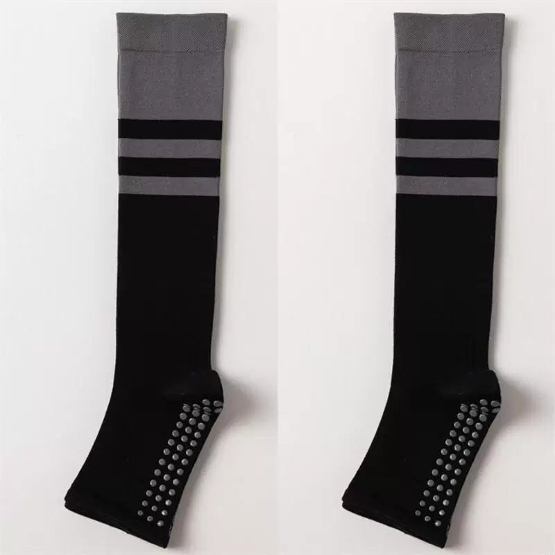 Hawecc | Professional Mid-Calf Non-Slip Pilates Socks