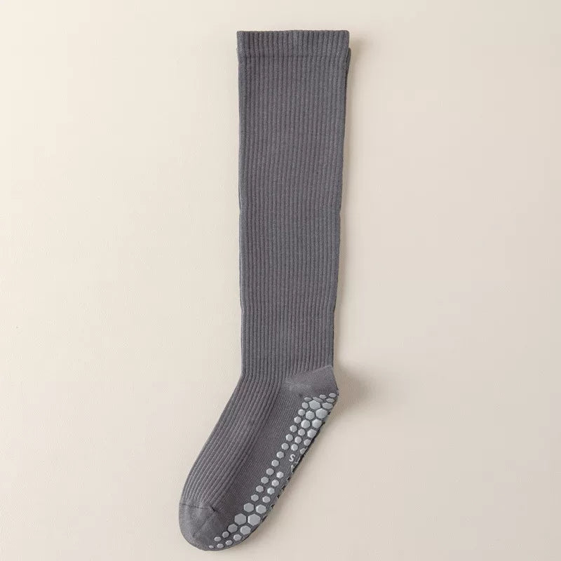 Hawecc | Professional Mid-Calf Non-Slip Yoga Socks for Women