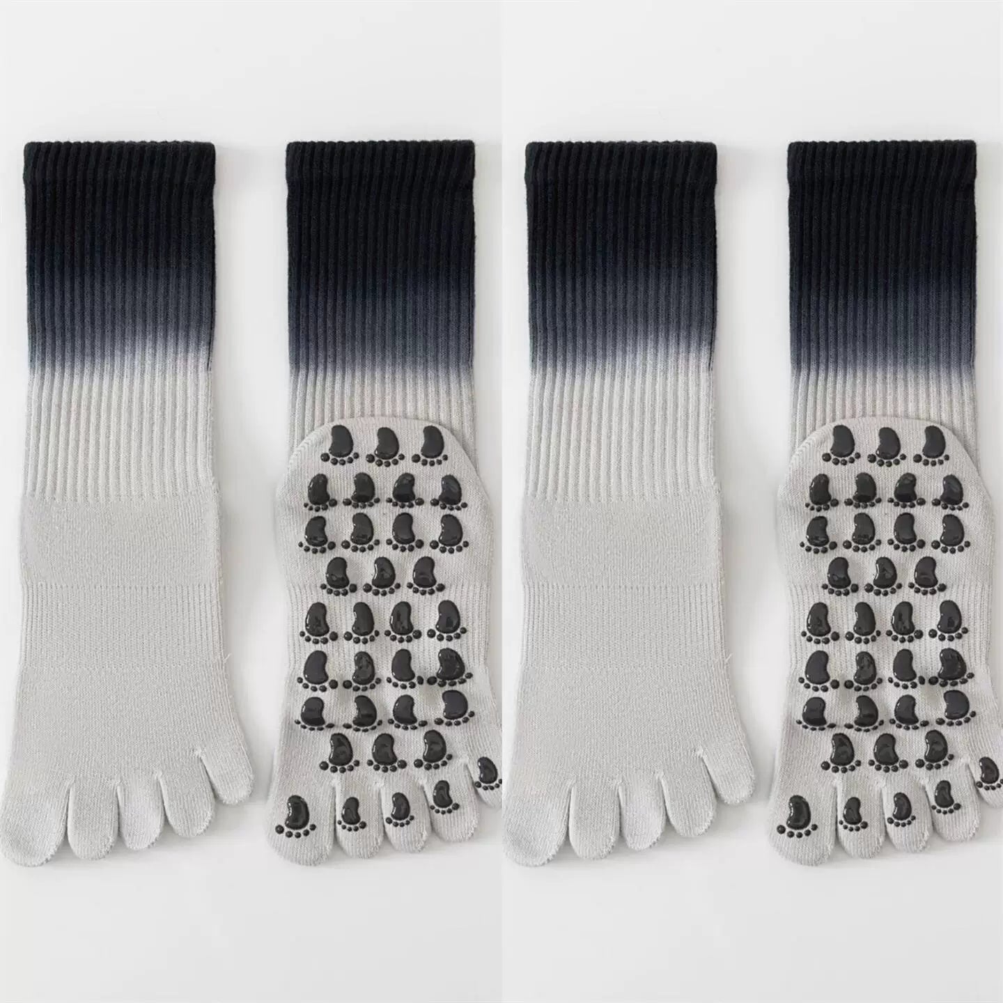 Hawecc | Mid-Calf Professional Yoga Socks for Women with Grip