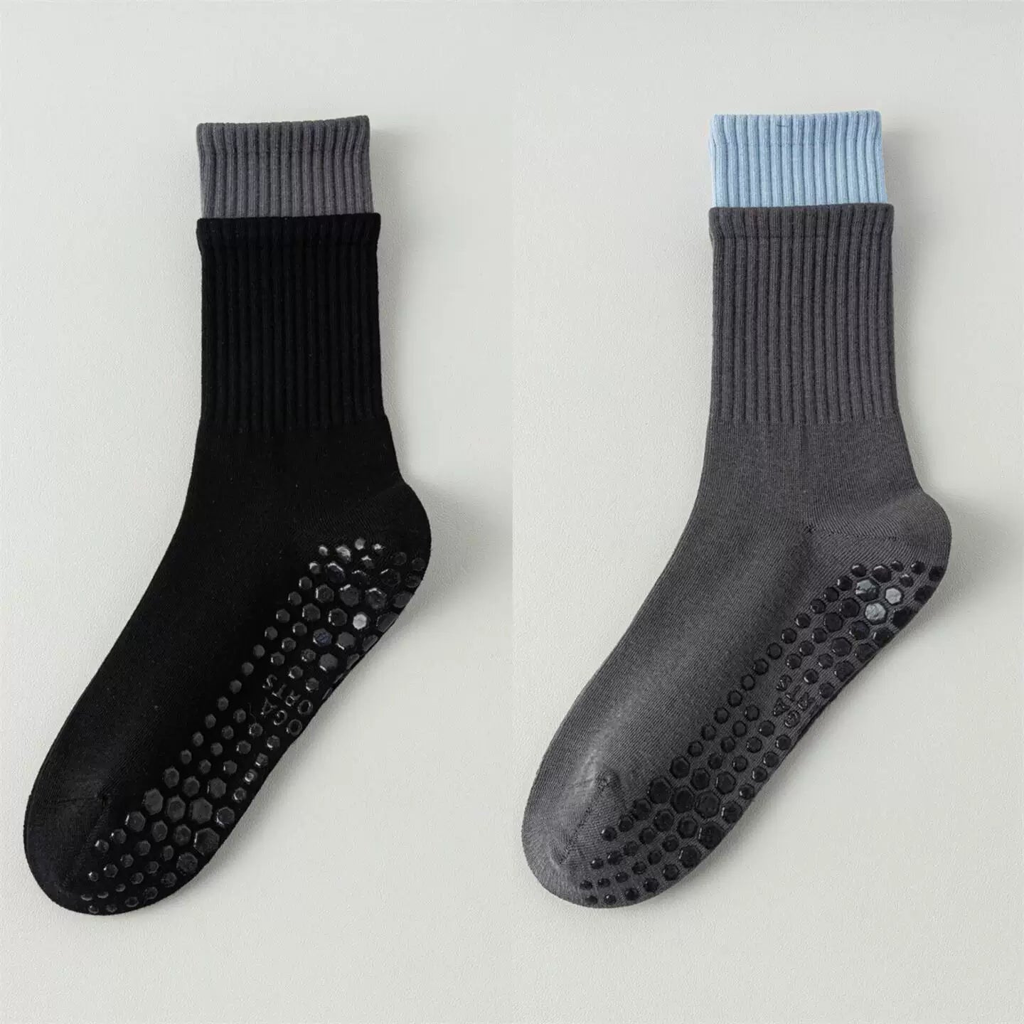 Hawecc | Women’s Non-Slip Split-Toe Socks for Pilates and Yoga