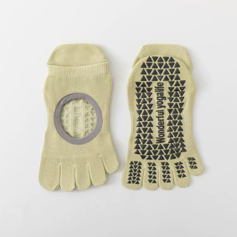 Hawecc | Professional Non-Slip Mid-Calf Pilates Socks