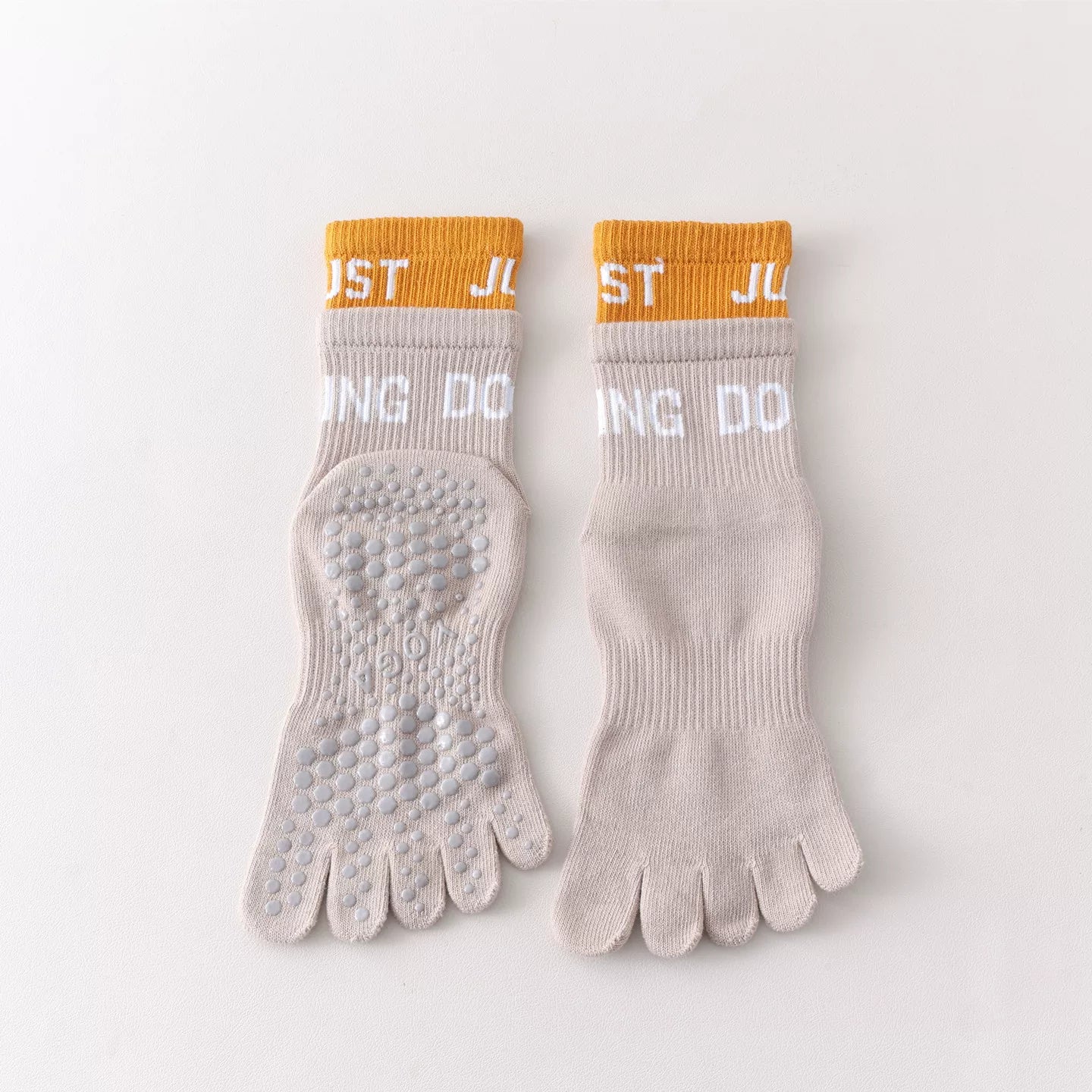 Hawecc | Indoor Yoga and Pilates Socks with Split Toe for Women