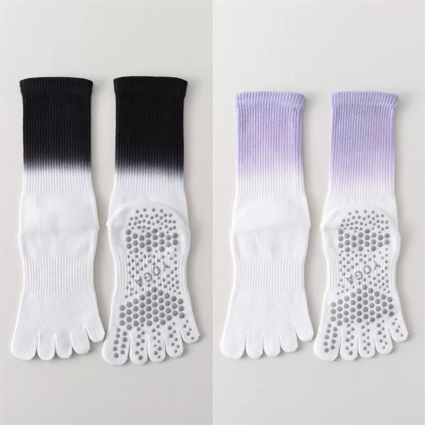 Hawecc | Women’s Non-Slip Split-Toe Fitness Socks