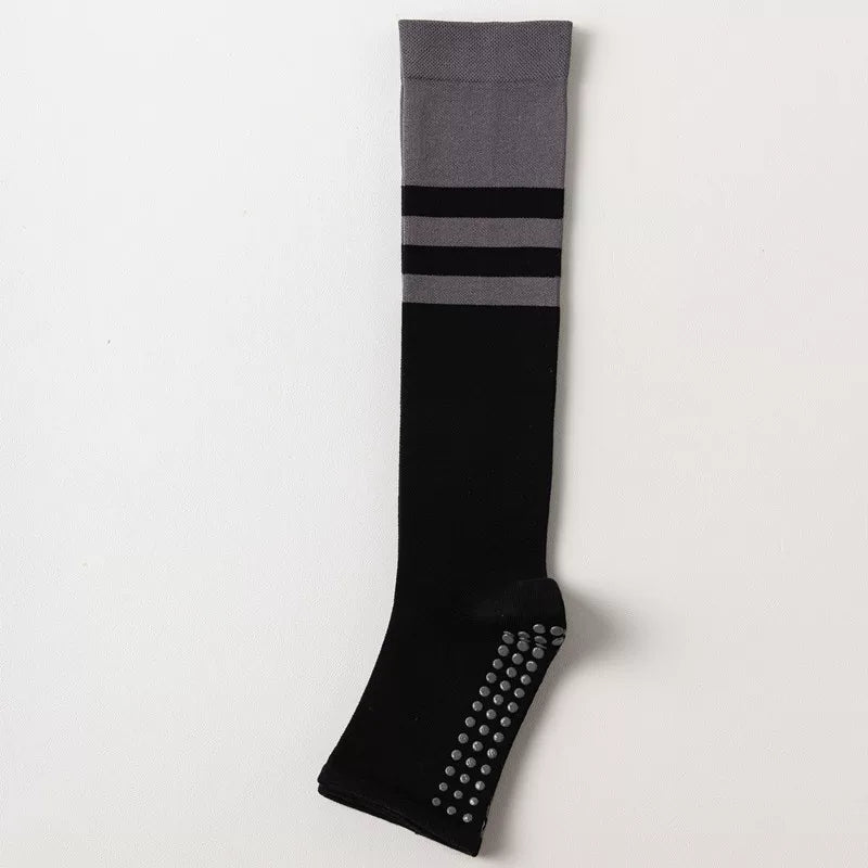 Hawecc | Professional Mid-Calf Non-Slip Pilates Socks