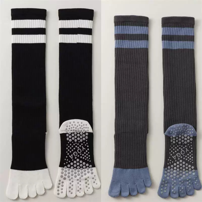 Hawecc | Indoor Mid-Calf Grip Socks for Women’s Fitness