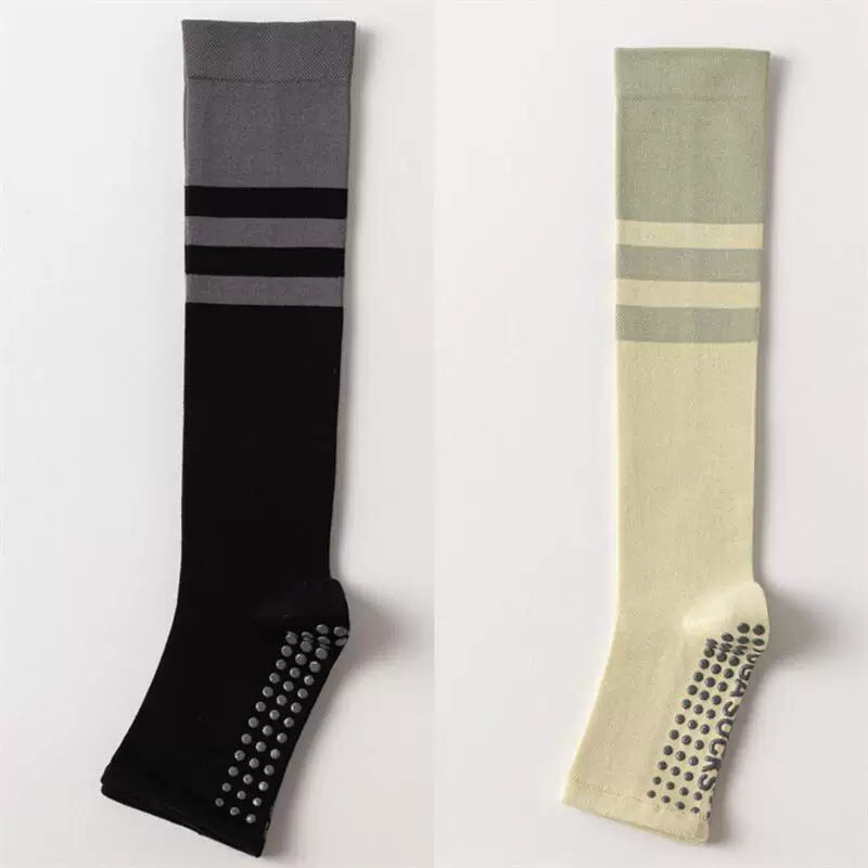 Hawecc | Professional Mid-Calf Non-Slip Pilates Socks