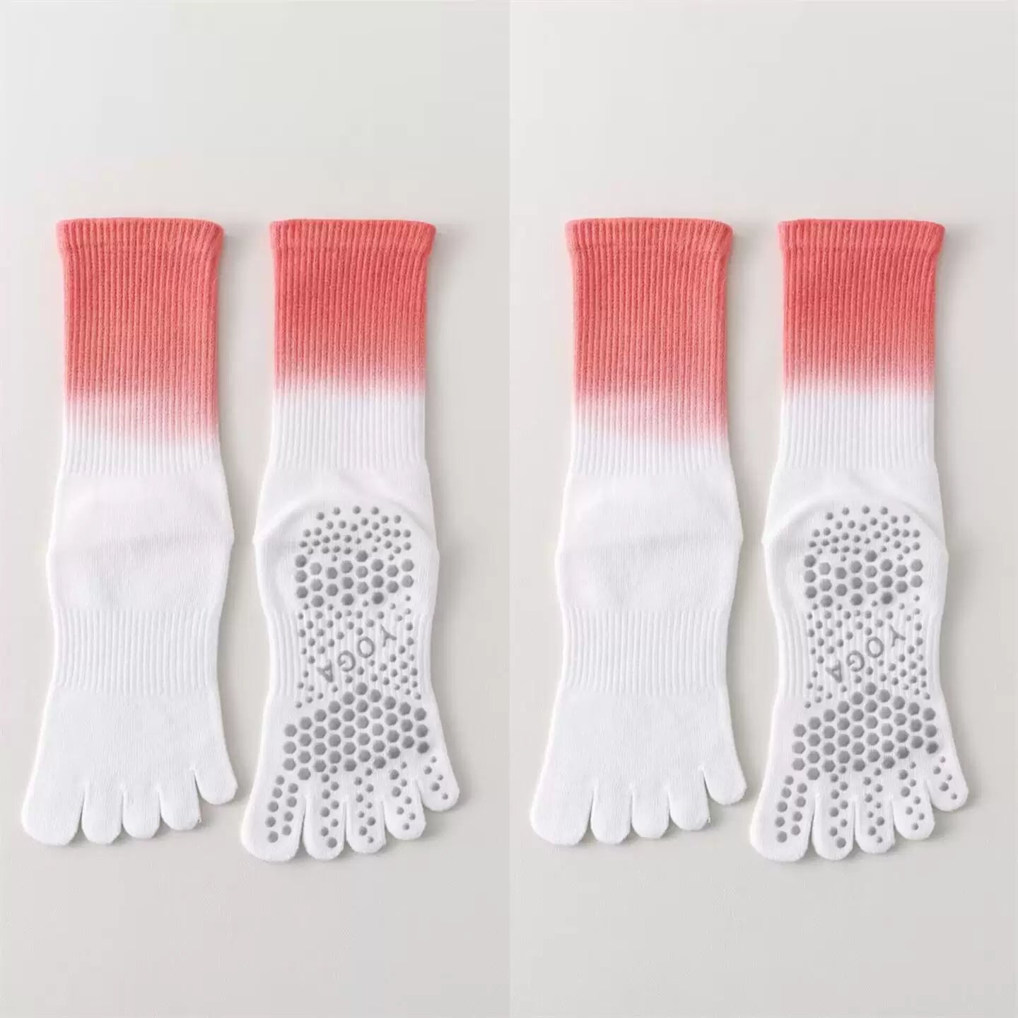 Hawecc | Women’s Non-Slip Split-Toe Fitness Socks