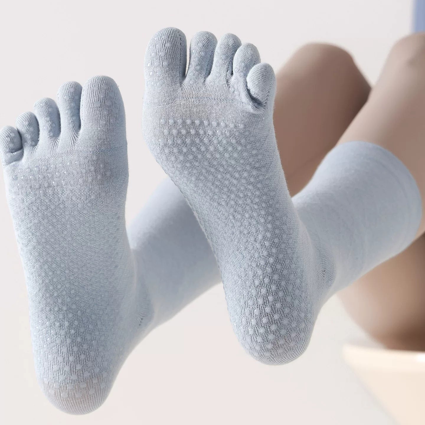 Hawecc | Mid-Calf Indoor Pilates and Yoga Socks
