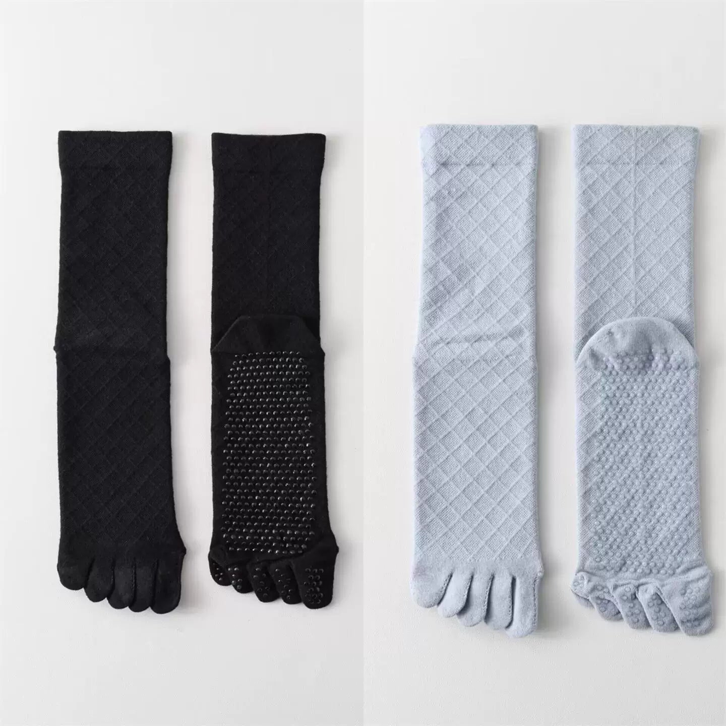 Hawecc | Mid-Calf Indoor Pilates and Yoga Socks