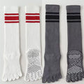 Hawecc | Mid-Calf Grip Socks for Home and Studio Workouts