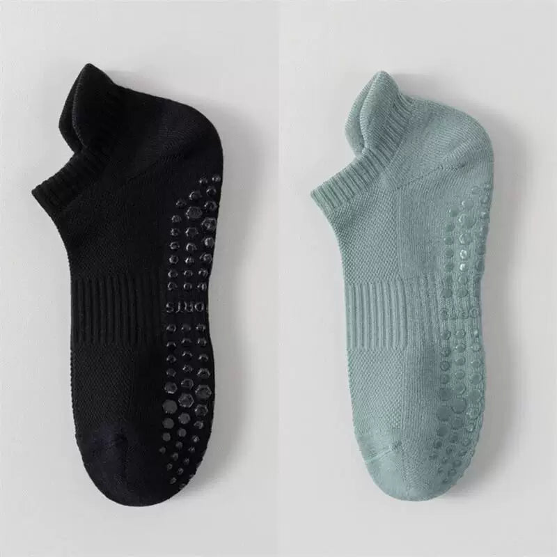 Hawecc | Women’s Mid-Calf Non-Slip Pilates and Yoga Socks