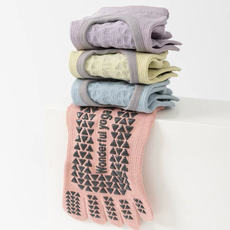 Hawecc | Professional Non-Slip Mid-Calf Pilates Socks