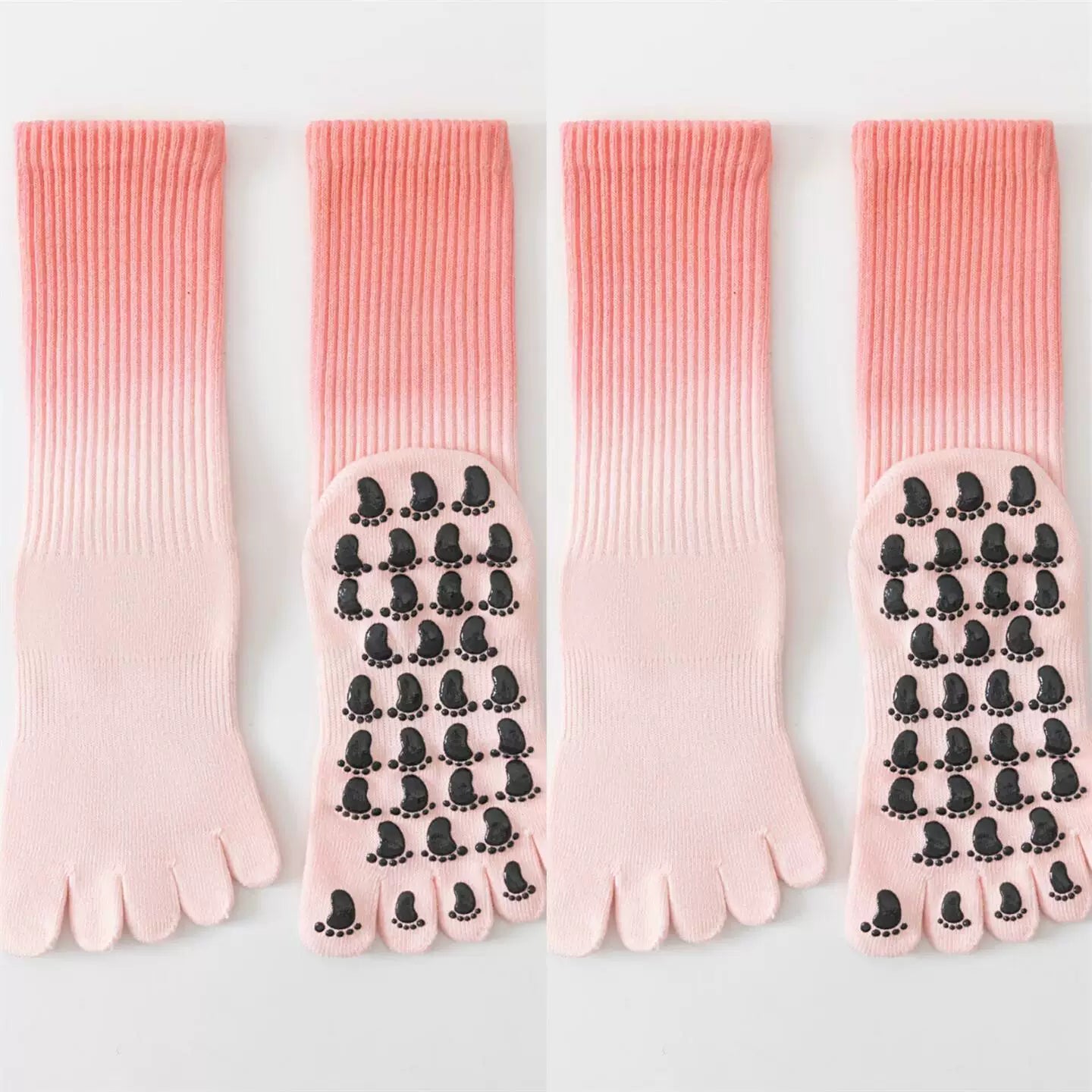 Hawecc | Mid-Calf Professional Yoga Socks for Women with Grip