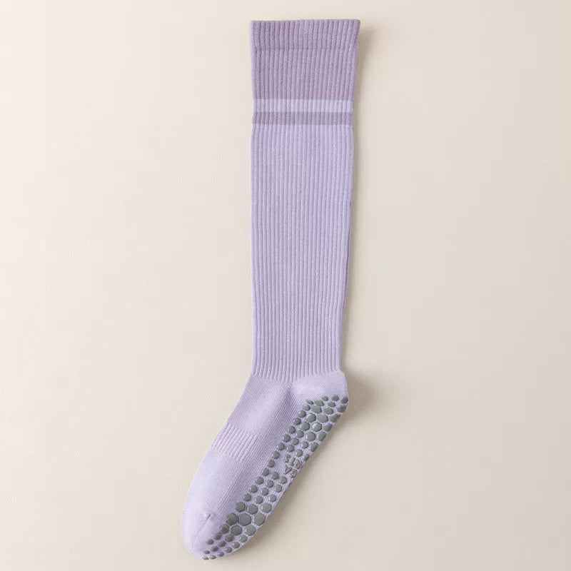 Hawecc | Professional Mid-Calf Non-Slip Yoga Socks for Women
