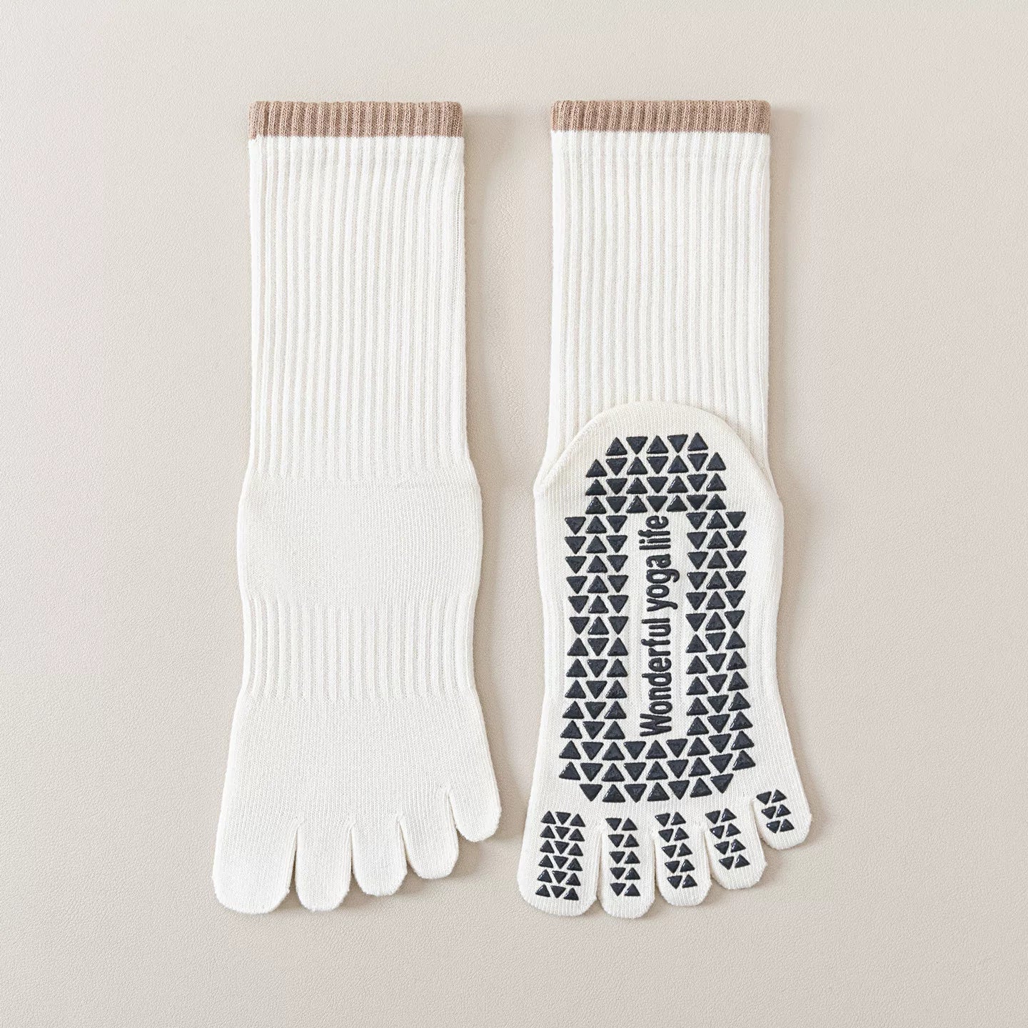 Hawecc | Women’s Indoor Fitness Socks with Split Toe