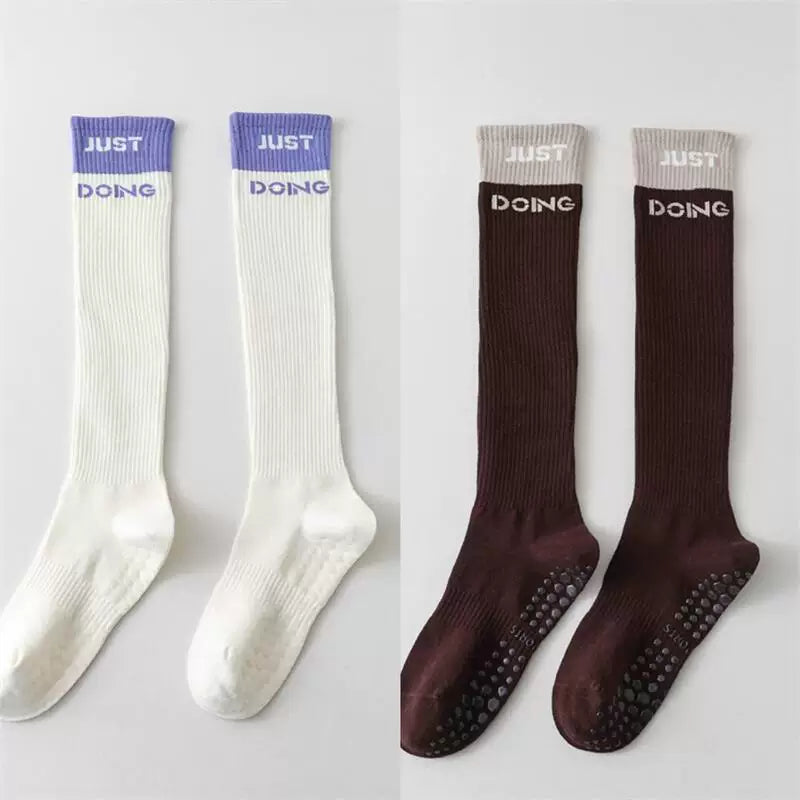 Hawecc | Indoor Fitness Socks with Split-Toe Design for Women