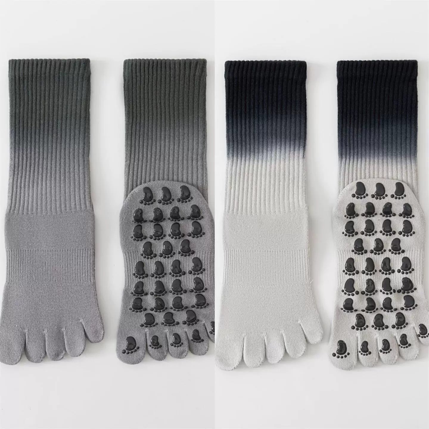 Hawecc | Mid-Calf Professional Yoga Socks for Women with Grip