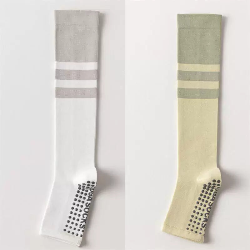 Hawecc | Professional Mid-Calf Non-Slip Pilates Socks