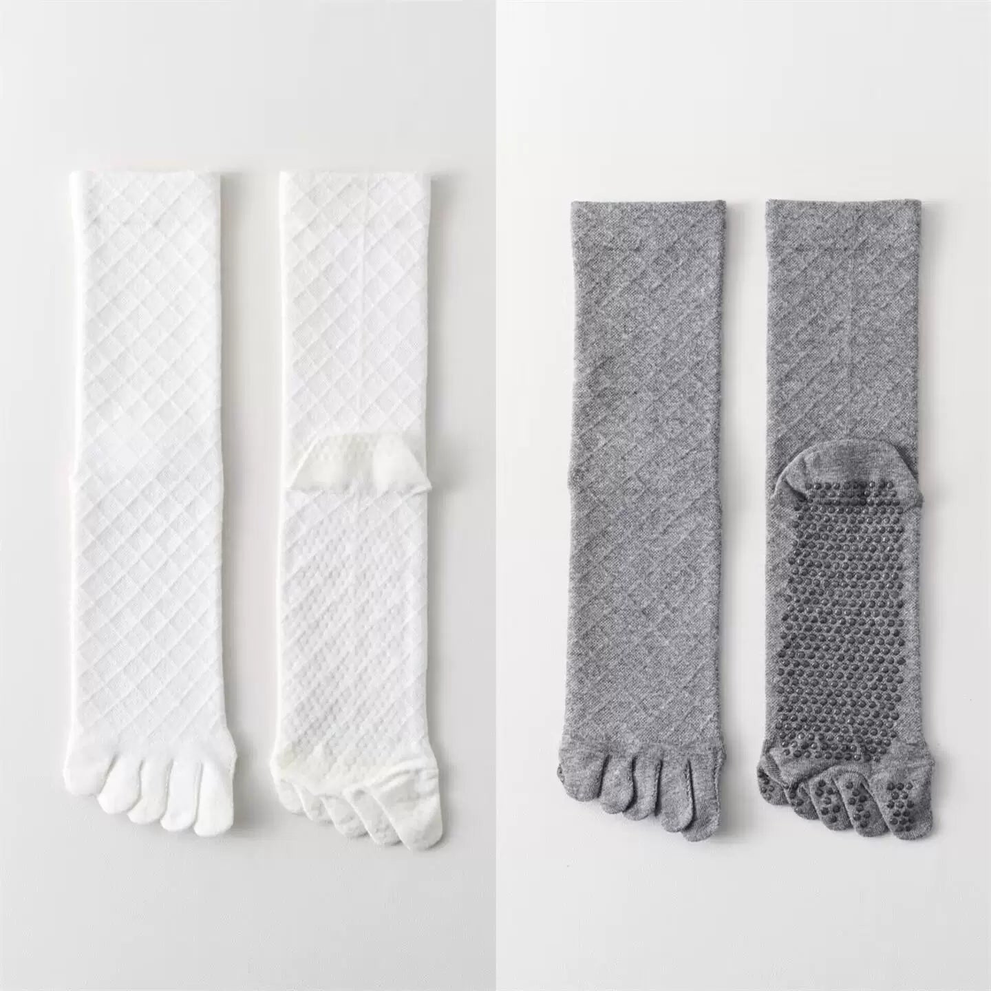 Hawecc | Mid-Calf Indoor Pilates and Yoga Socks