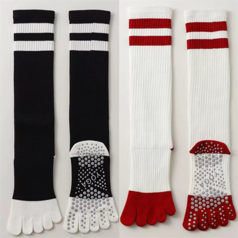 Hawecc | Indoor Mid-Calf Grip Socks for Women’s Fitness