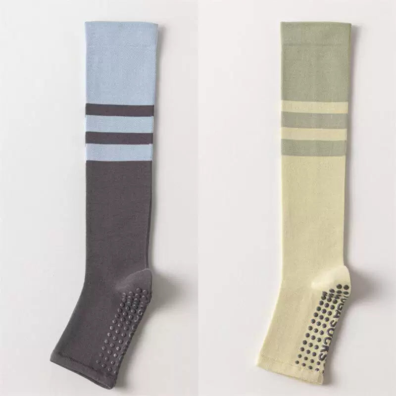 Hawecc | Professional Mid-Calf Non-Slip Pilates Socks