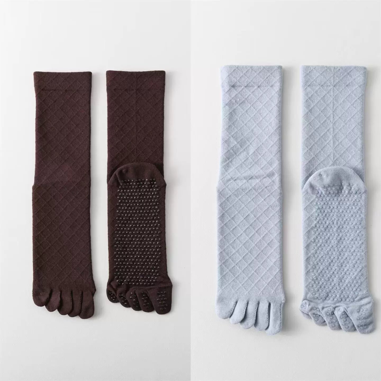 Hawecc | Mid-Calf Indoor Pilates and Yoga Socks