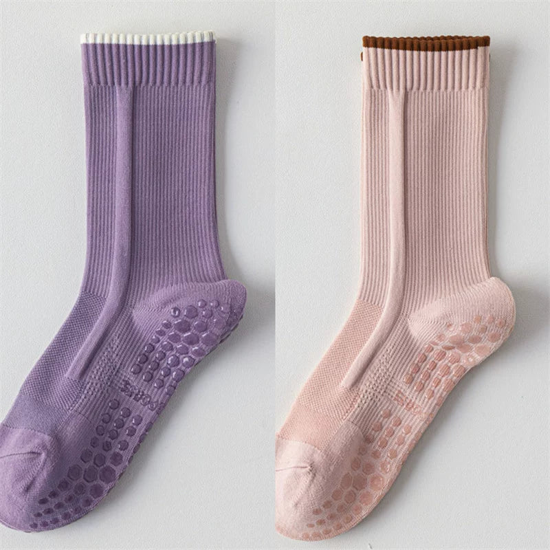 Hawecc | Indoor Yoga and Pilates Socks with Split-Toe