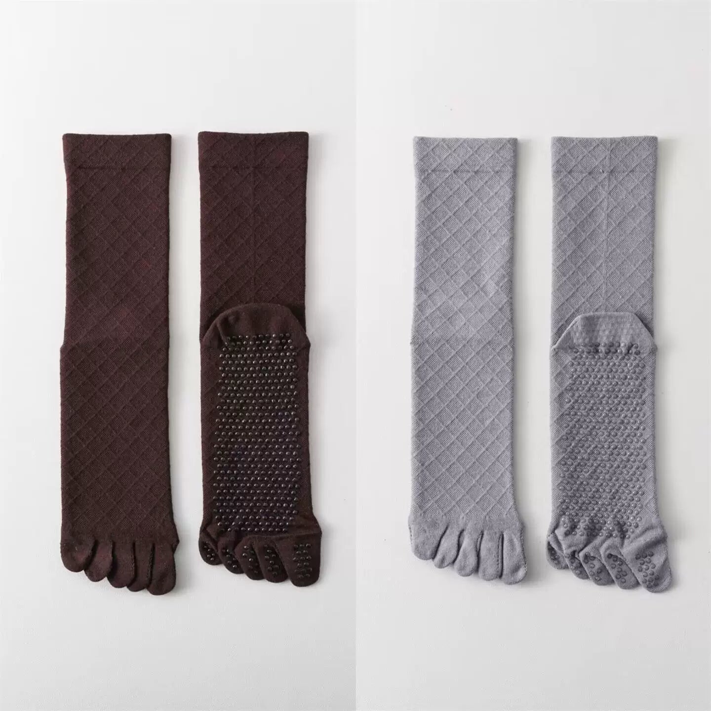 Hawecc | Mid-Calf Indoor Pilates and Yoga Socks