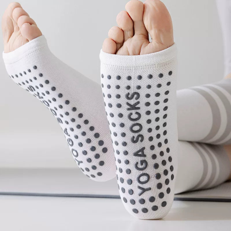 Hawecc | Professional Mid-Calf Non-Slip Pilates Socks