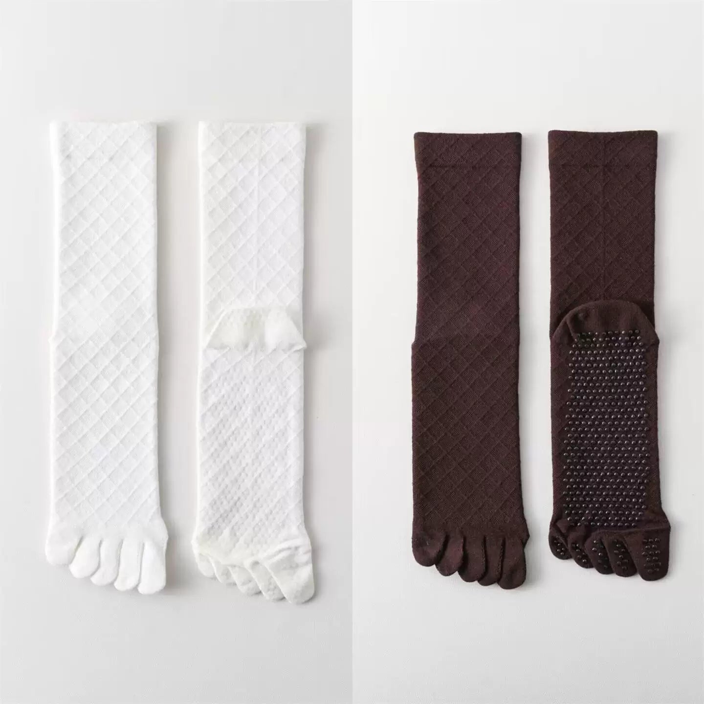 Hawecc | Mid-Calf Indoor Pilates and Yoga Socks